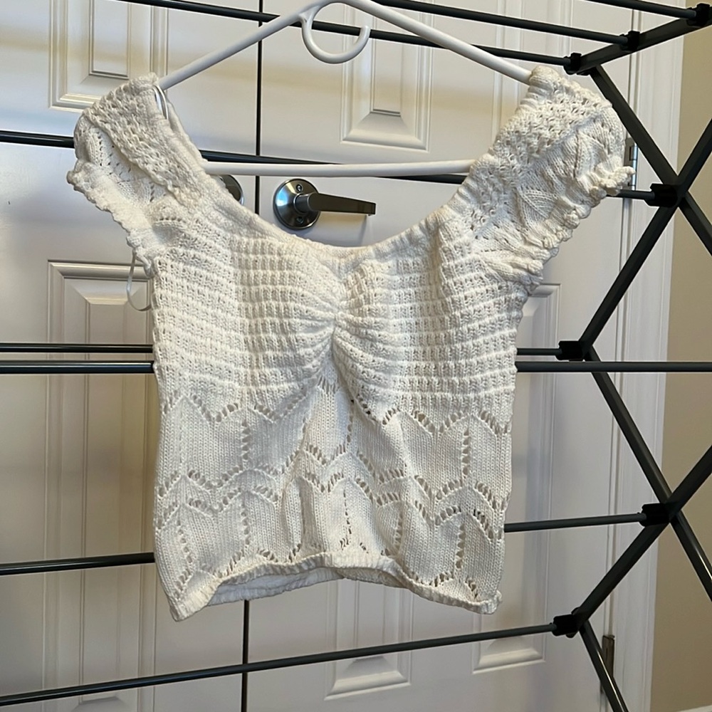 Aeropostale knitted cropped top